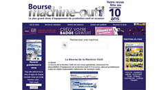Desktop Screenshot of bourse-machine-outil.com